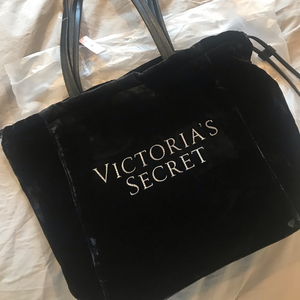 VS velvet tote still in Plastic